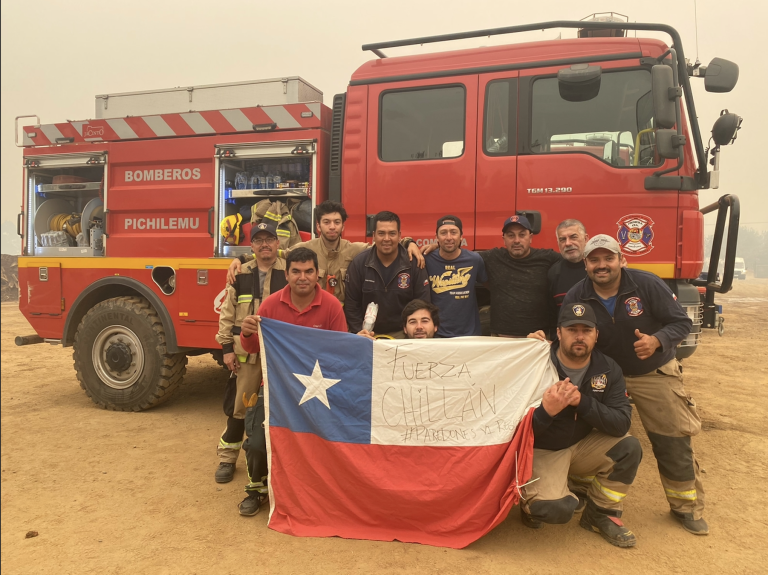 BF1 y J2 participan en fuerza de tarea bomberos o’Higgins